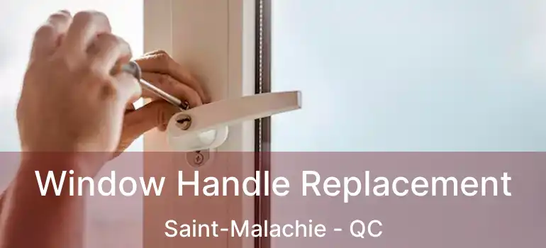  Window Handle Replacement Saint-Malachie - QC