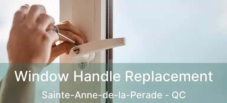  Window Handle Replacement Sainte-Anne-de-la-Perade - QC