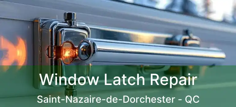  Window Latch Repair Saint-Nazaire-de-Dorchester - QC