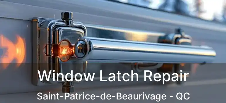  Window Latch Repair Saint-Patrice-de-Beaurivage - QC