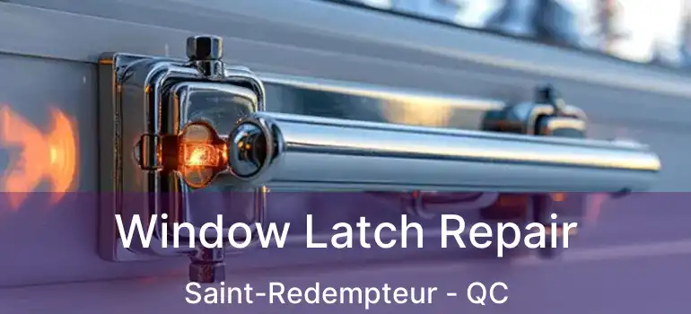  Window Latch Repair Saint-Redempteur - QC