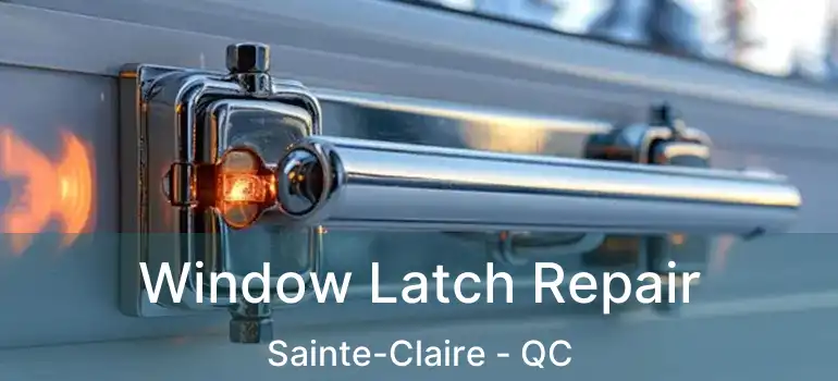  Window Latch Repair Sainte-Claire - QC