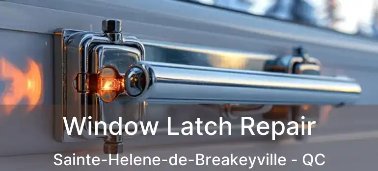 Window Latch Repair Sainte-Helene-de-Breakeyville - QC