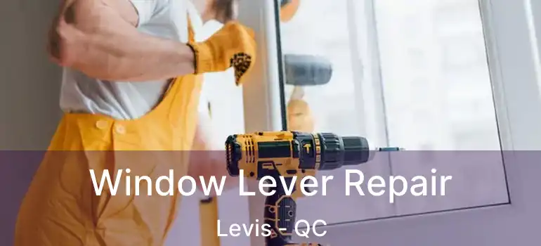  Window Lever Repair Levis - QC