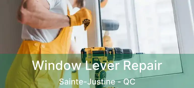  Window Lever Repair Sainte-Justine - QC