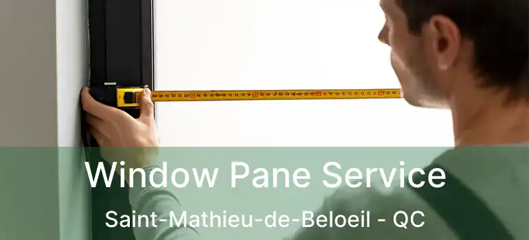  Window Pane Service Saint-Mathieu-de-Beloeil - QC