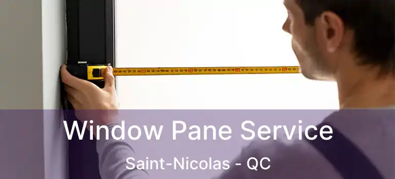  Window Pane Service Saint-Nicolas - QC