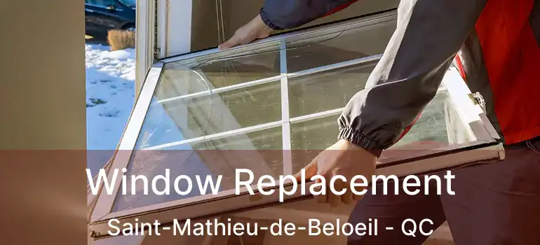 Window Replacement Saint-Mathieu-de-Beloeil - QC