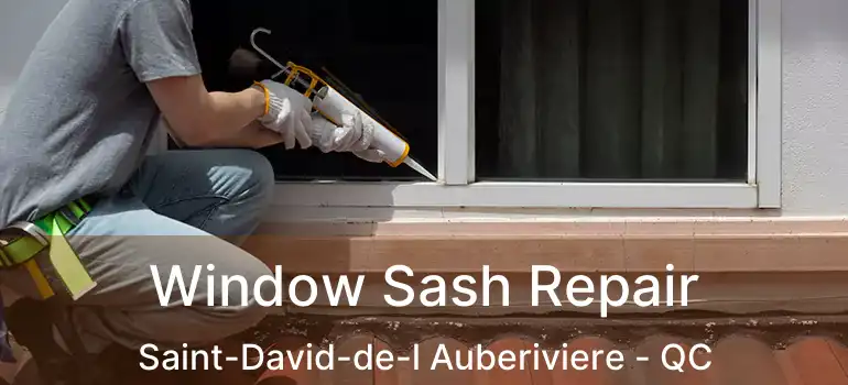  Window Sash Repair Saint-David-de-l Auberiviere - QC