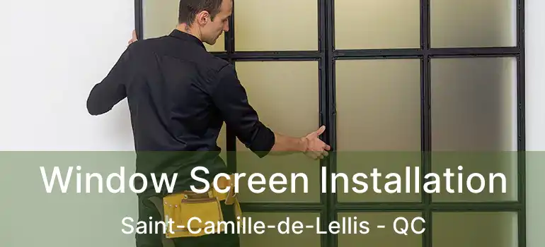  Window Screen Installation Saint-Camille-de-Lellis - QC