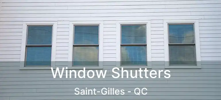  Window Shutters Saint-Gilles - QC
