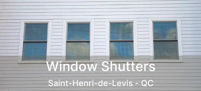  Window Shutters Saint-Henri-de-Levis - QC