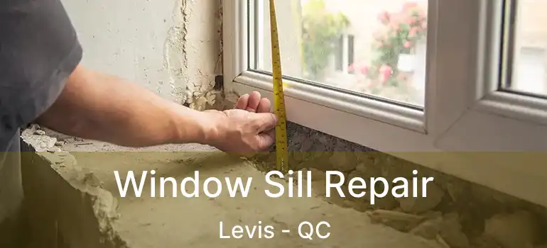  Window Sill Repair Levis - QC
