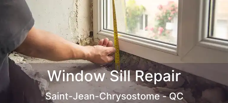  Window Sill Repair Saint-Jean-Chrysostome - QC