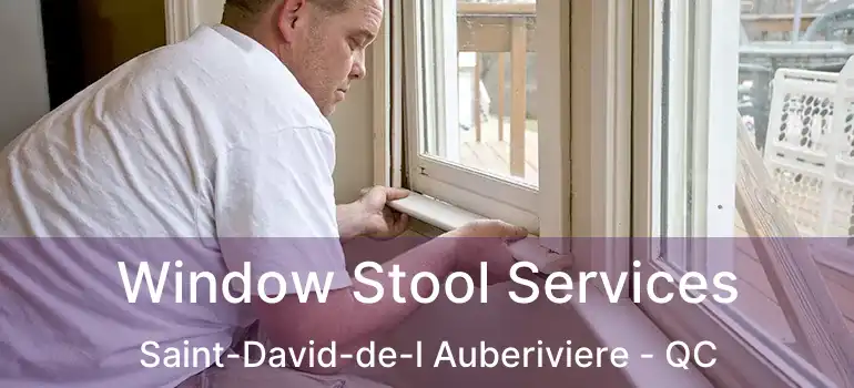  Window Stool Services Saint-David-de-l Auberiviere - QC
