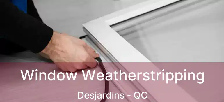  Window Weatherstripping Desjardins - QC