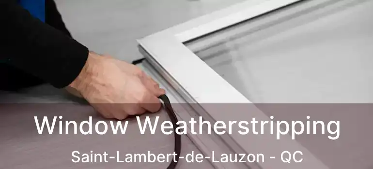  Window Weatherstripping Saint-Lambert-de-Lauzon - QC