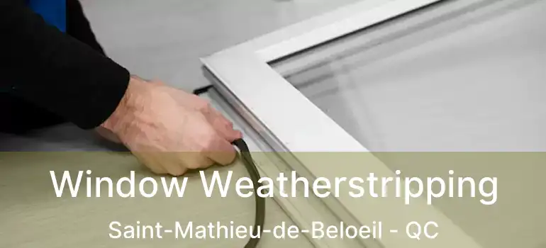  Window Weatherstripping Saint-Mathieu-de-Beloeil - QC