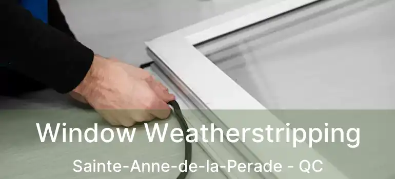  Window Weatherstripping Sainte-Anne-de-la-Perade - QC