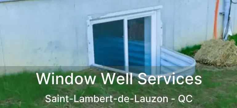  Window Well Services Saint-Lambert-de-Lauzon - QC