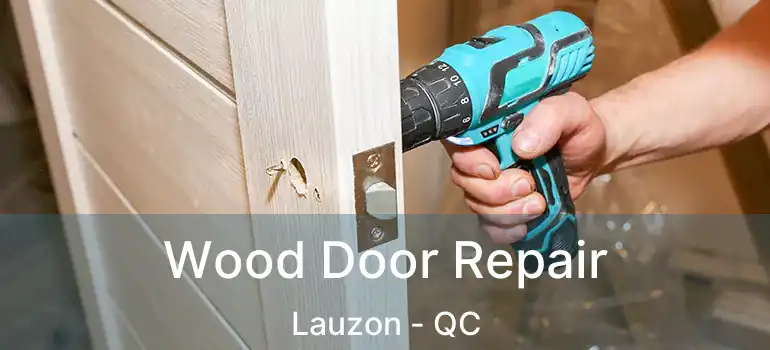  Wood Door Repair Lauzon - QC