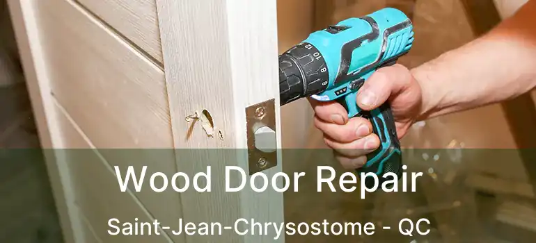  Wood Door Repair Saint-Jean-Chrysostome - QC