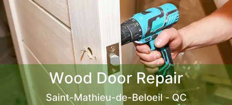  Wood Door Repair Saint-Mathieu-de-Beloeil - QC